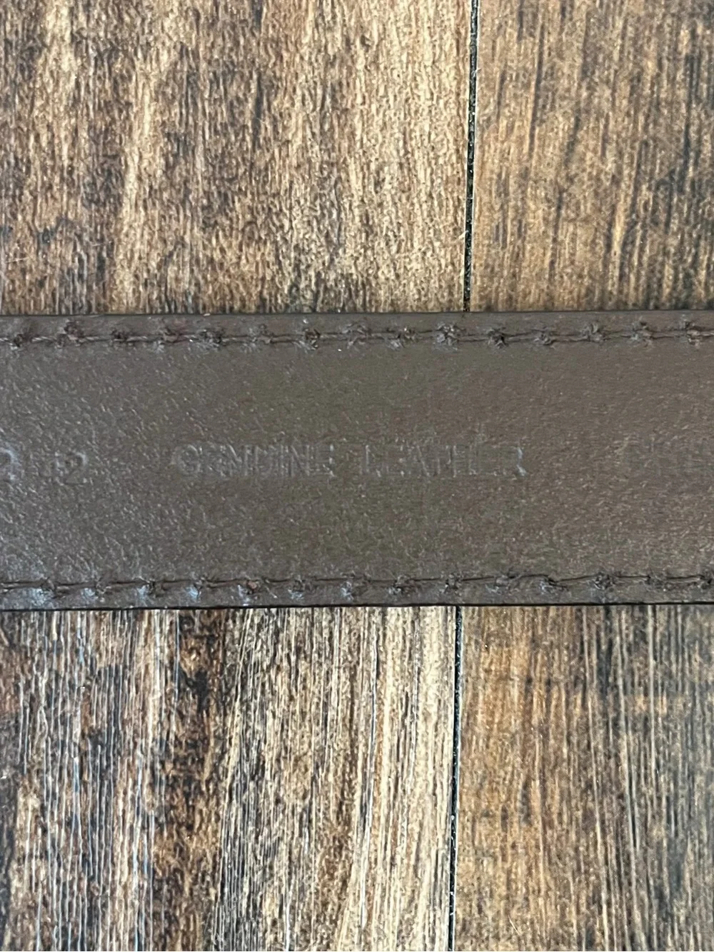 Lucky Brand Pebbled Leather Belt Solid Brass Buckle Preppy Classic Size 42 Tan